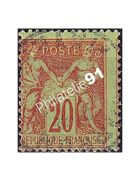 Timbre Classique n° 96 oblitéré, collection timbres France