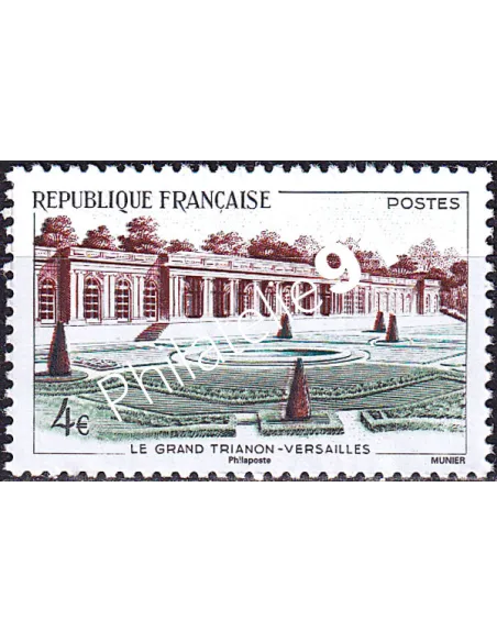 Tirage spécial réservataires, Le Grand Trianon, timbre France