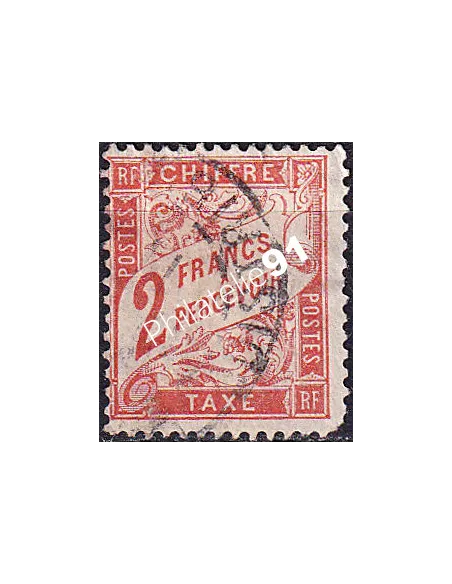 Timbre-taxe n° 41 oblitéré, collection timbres France