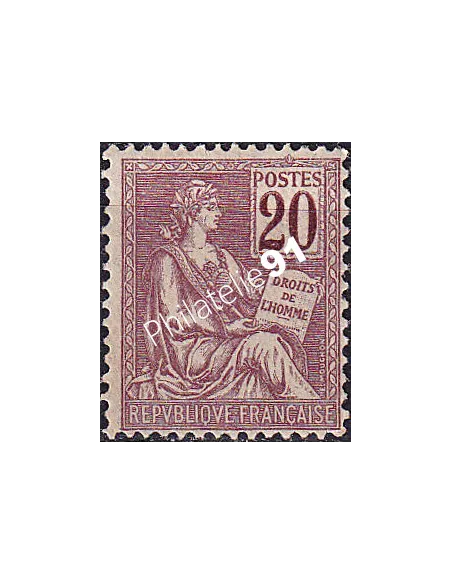 Timbre n° 113 neuf, Type Mouchon, collection timbres France