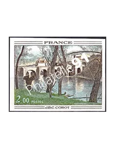 Timbre n° 1923a non dentelé neuf, collection timbres France