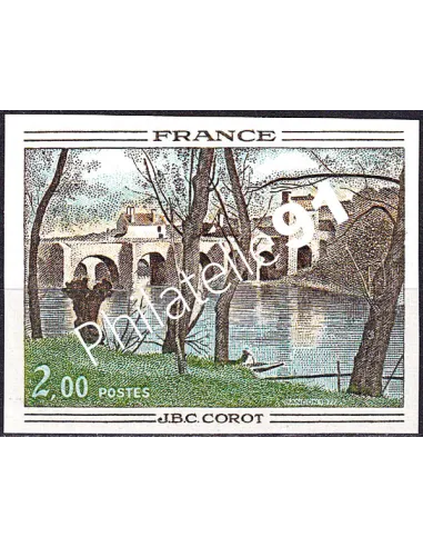 Timbre n° 1923a non dentelé neuf, collection timbres France