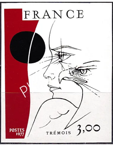 Timbre n° 1950a non dentelé neuf, collection timbres France