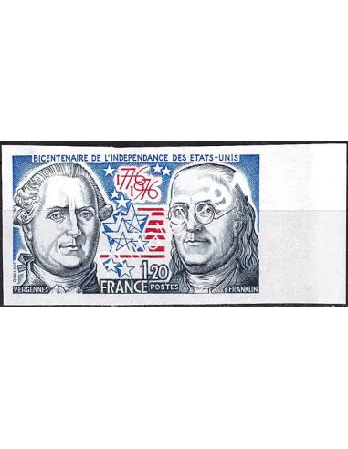 Timbre n° 1879a non dentelé neuf, timbres France