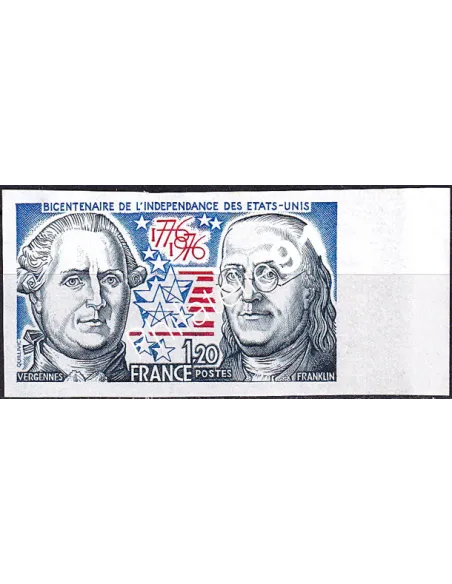 Timbre n° 1879a non dentelé neuf, timbres France