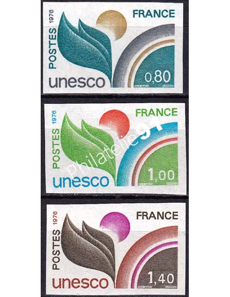 Timbres de Service n° 50 à 52 non dentelés neufs, timbres France