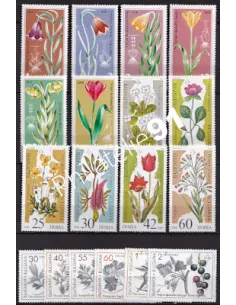 BULGARIE Thème flore, Lot de timbres tous pays