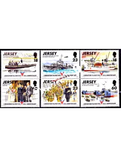 JERSEY - n°  689 à 694 - 50e anniversaire de la Libération