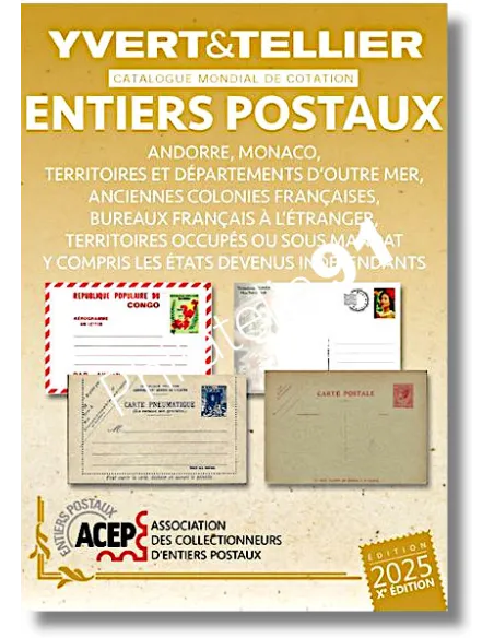 Yvert et Tellier - catalogue des entiers postaux 2025