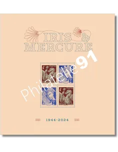 Feuille 5826,  Iris et Mercure 1924 - 2024, timbres de France