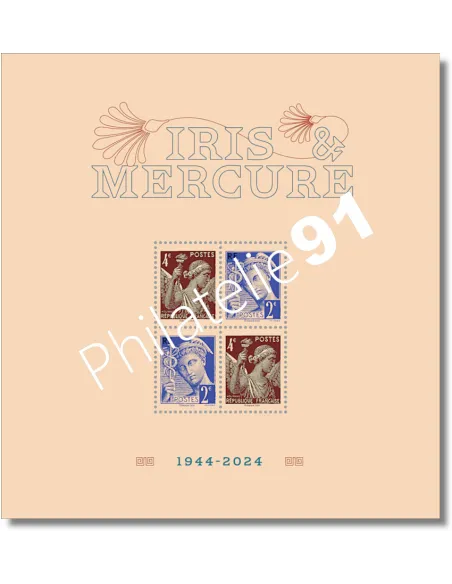 Feuille 5826,  Iris et Mercure 1924 - 2024, timbres de France