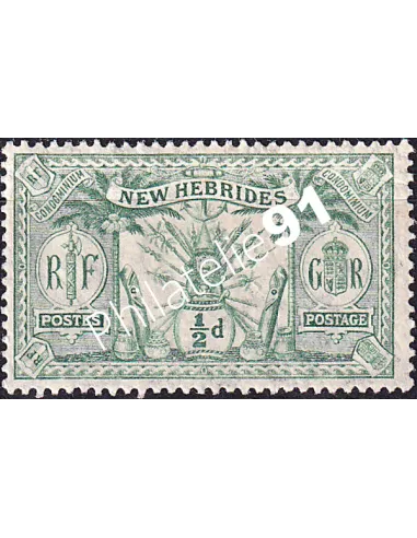 Nouvelles-Hébrides n° 49 charnière, timbres colonies Francaises
