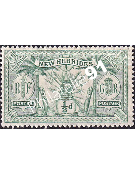 Nouvelles-Hébrides n° 49 charnière, timbres colonies Francaises