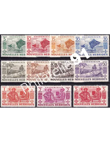 Nouvelles-Hébrides, n° 144 à 154 neufs, timbres colonies francaises