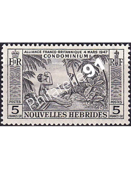 Nouvelles-Hébrides n° 185 charnière, timbres colonies francaises