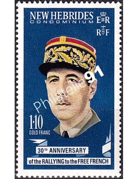 Nouvelles-Hébrides n° 297 charnière, timbres colonies francaises