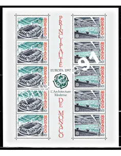 Timbres de MONACO - BF n° 37 - Europa - Architecture moderne