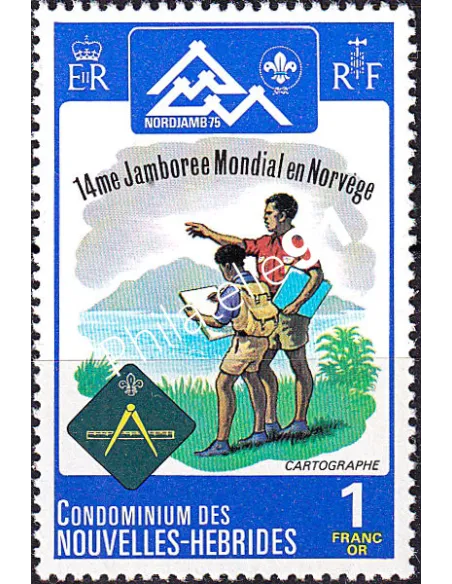 Nouvelles-Hébrides n° 412 neuf, timbres colonies francaises