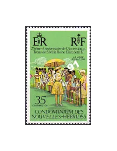 Nouvelles-Hébrides n° 444 neuf, timbres colonies francaises