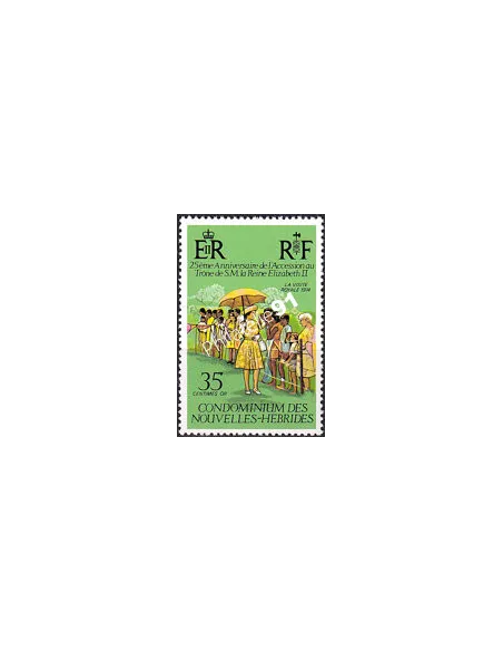 Nouvelles-Hébrides n° 444 neuf, timbres colonies francaises