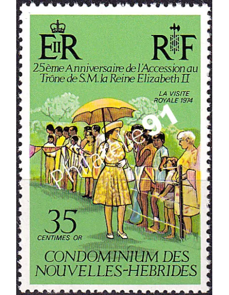 Nouvelles-Hébrides n° 444 neuf, timbres colonies francaises