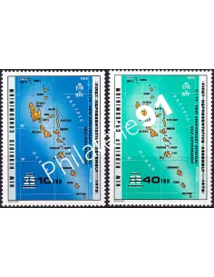 Nouvelles-Hébrides n° 551 à 552 neufs, timbres colonies francaises