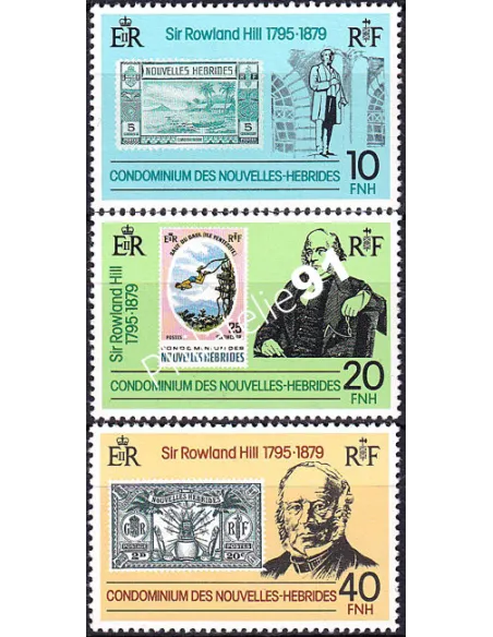 Nouvelles-Hébrides n° 553 à 555 neufs, timbres colonies francaises
