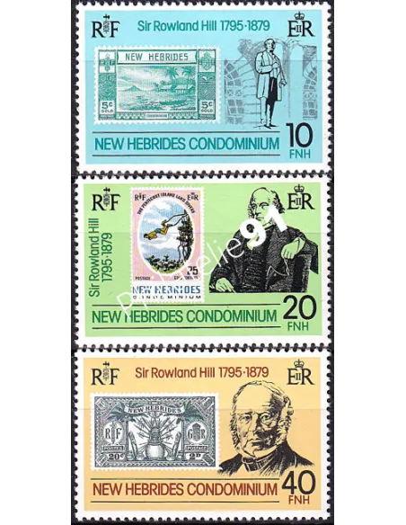 Nouvelles-Hébrides n° 556 à 558 neufs, timbres colonies francaises