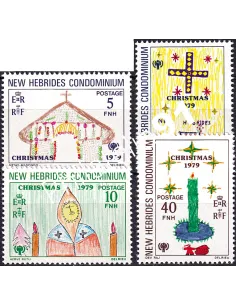 Nouvelles-Hébrides n° 571 à 574 neufs, timbres colonies francaises