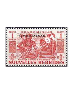 Nouvelles-Hébrides, Timbre-taxe n° 30 neuf, colonies francaises