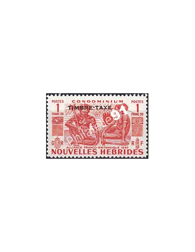 Nouvelles-Hébrides, Timbre-taxe n° 30 neuf, colonies francaises