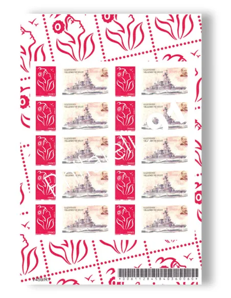 n°3802Ab, Feuille adhésive, vignette perso, collection timbre france