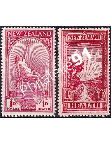 Nouvelle-Zélande, n° 190 à 194 charnière, collection timbre Océanie