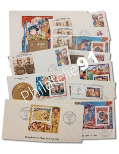 Lot d'enveloppes Thématiques Général De Gaulle