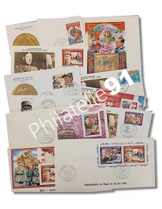 Lot d'enveloppes Thématiques Général De Gaulle