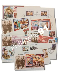 Lot d'enveloppes Thématiques Génral De Gaulle