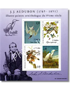 Bloc feuillet n°  18 - J.-J. Audubon