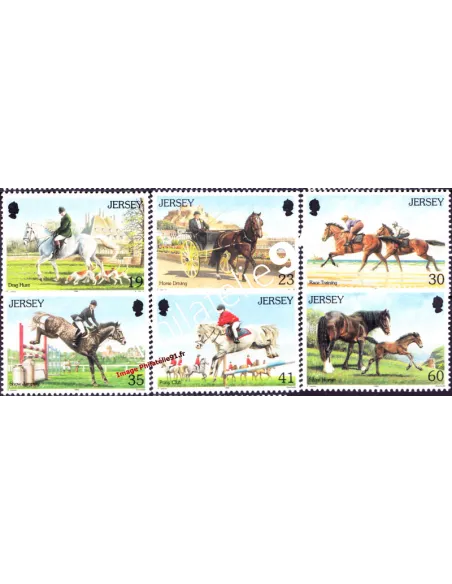 JERSEY - n°  748 à 753 - Jersey Horse Driving Society