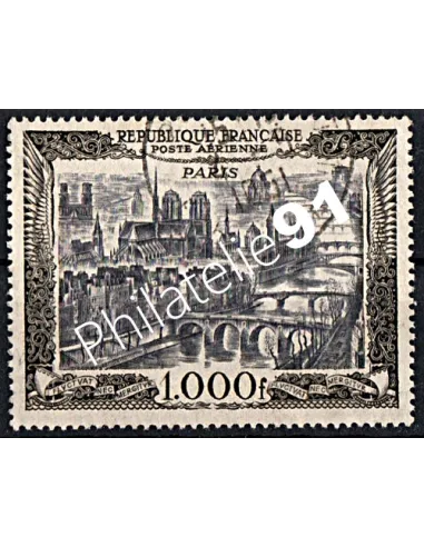 Timbre n° PA 29, Vue de Paris, Collection Timbres France