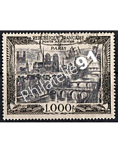 Timbre n° PA 29, Vue de Paris, Collection Timbres France