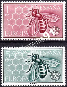 Espagne, n° 1119 à 1120, collection timbres Europa