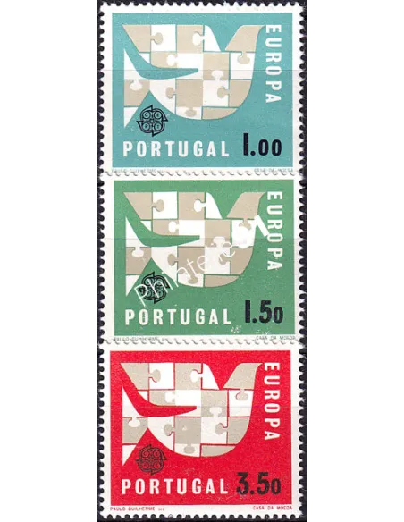 Portugal, n° 929 à 931, collection timbres Europa