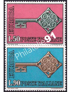 Italie n° 1010 à 1011, collection timbres d'Europa
