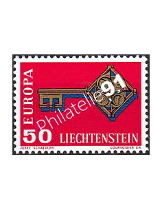 Liechtenstein, n° 446, collection timbres Europa