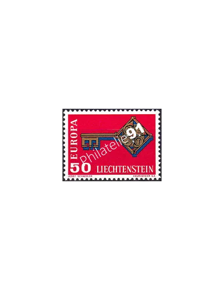 Liechtenstein, n° 446, collection timbres Europa