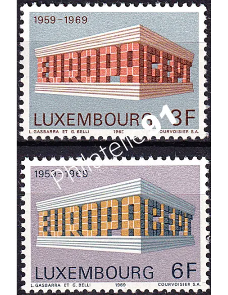 Luxembourg, n° 738 à 739, collection timbres Europa