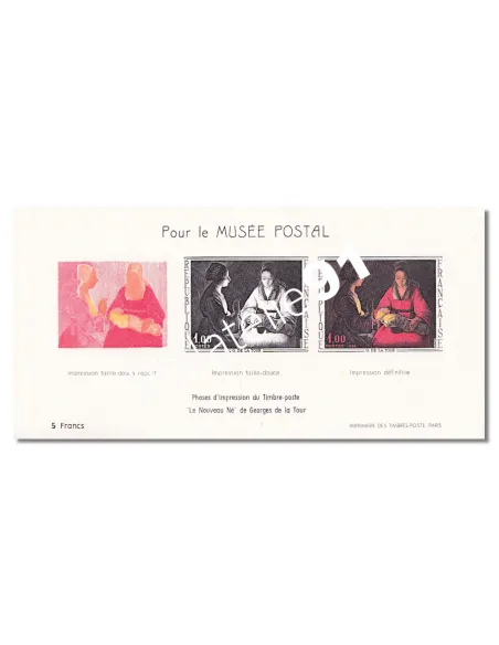 n° 1479b - Oeuvres d'art - Feuillet Musée Postal