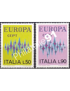 Italie n° 1099 à 1100, collection timbres d'Europa