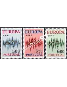 Portugal, n° 1150 à 1152, collection timbres Europa