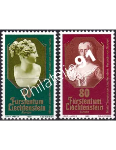 Liechtenstein, n° 682 à 683, collection timbres Europa